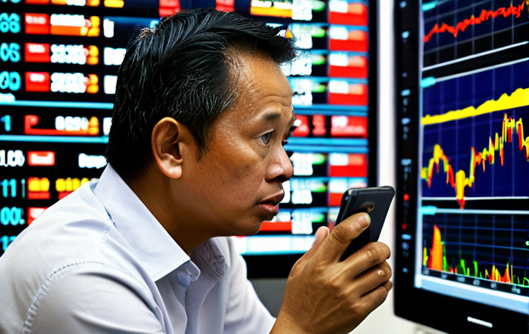 **Image 1 Prompt:** A dynamic visual portraying the transition from market anxiety to financial stability. On the left, chaotic, red stock market charts and a worried Malaysian individual nervously checking a digital device. On the right, a calm, confident Malaysian investor looking contentedly at a well-structured, diversified financial 'fortress' or stable portfolio, subtly built from various asset icons like stocks, bonds, property, and gold. Integrate Malaysian Ringgit symbols. The overall mood shifts from turbulence to secure tranquility.